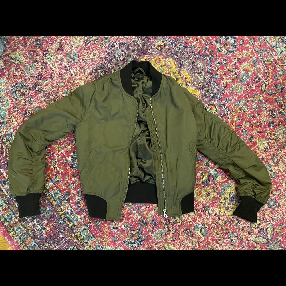 Top shop bomber jacket